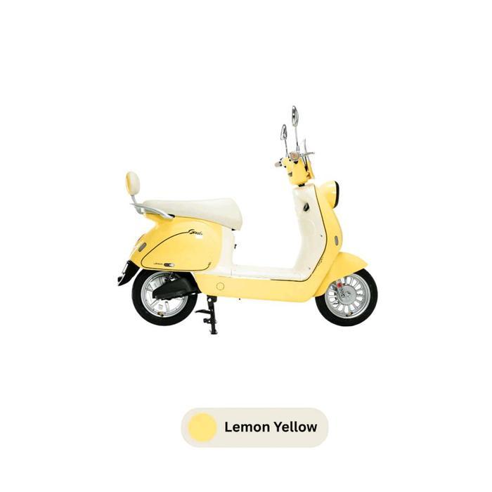 GODA Sepeda Listrik Goda 001 LEMON 600 Watt 48V-12Ah New Series Warna Lemon Desain Stylish dan Nyama
