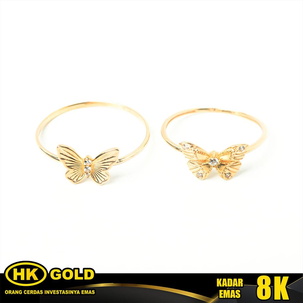 Cincin  Emas 8K Type 1633 HK GOLD