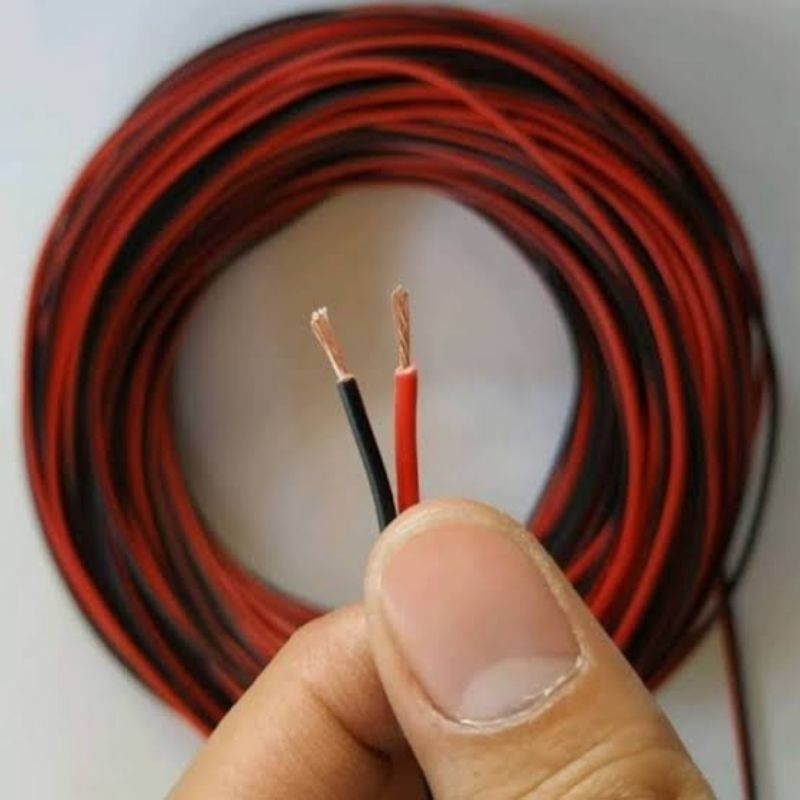 (Bisa Cod) Kabel Serabut NYZ 2x10 permeter tembaga murni HARGA PERMETER NYZ