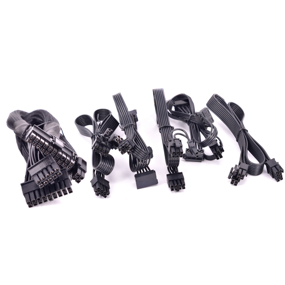 PCIe 8Pin 6+2Pin IDE SATA CPU 4+4Pin ATX 24Pin PSU cable for CORSAIR SF Series FS750 SF600 SF450 Out