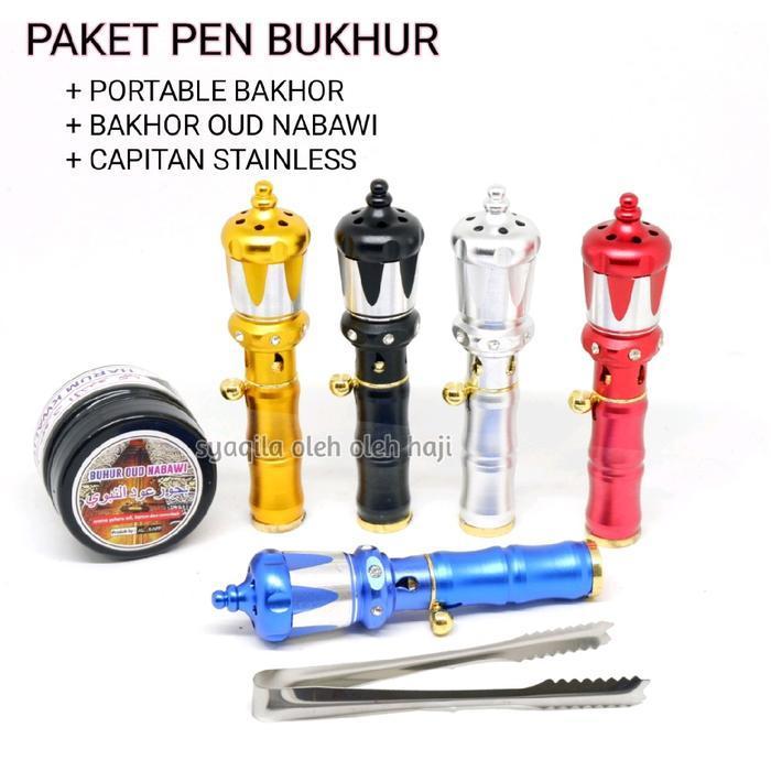 Paket Pen Bakhor Portable Bukhur Praktis Paketan Bukhur Capitan - PAKET PEN BAKHOR