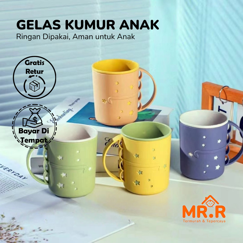 Motif Bintang Aesthetic Minum Gelas Kekinian Minum Gelas Cocok untuk Kopi Teh atau Susu Gelas Minum 