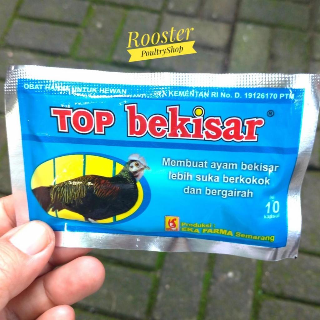 Vitamin Ayam Bekisar TOP BEKISAR isi 10 Kapsul