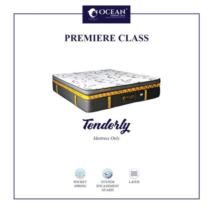 Springbed Ocean Tenderly Kasur Murah Free Ongkir Pengiriman Khusus Kota Jadetabek - UKuran 120x200