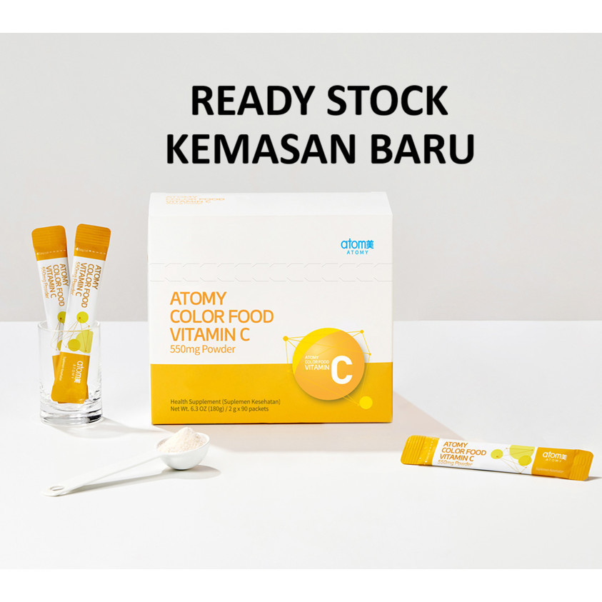 Atomy COLOR FOOD VITAMIN C  1 box isi 90 sachet | colorfood vit c HALAL BPOM |