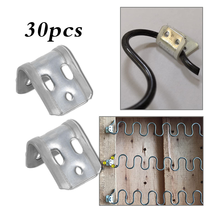 30pcs Sofa Klip / Klem Besi Pengikat Spring peer / Klip Zig Zag Spring / Kleman Per Sofa / Klip Spri