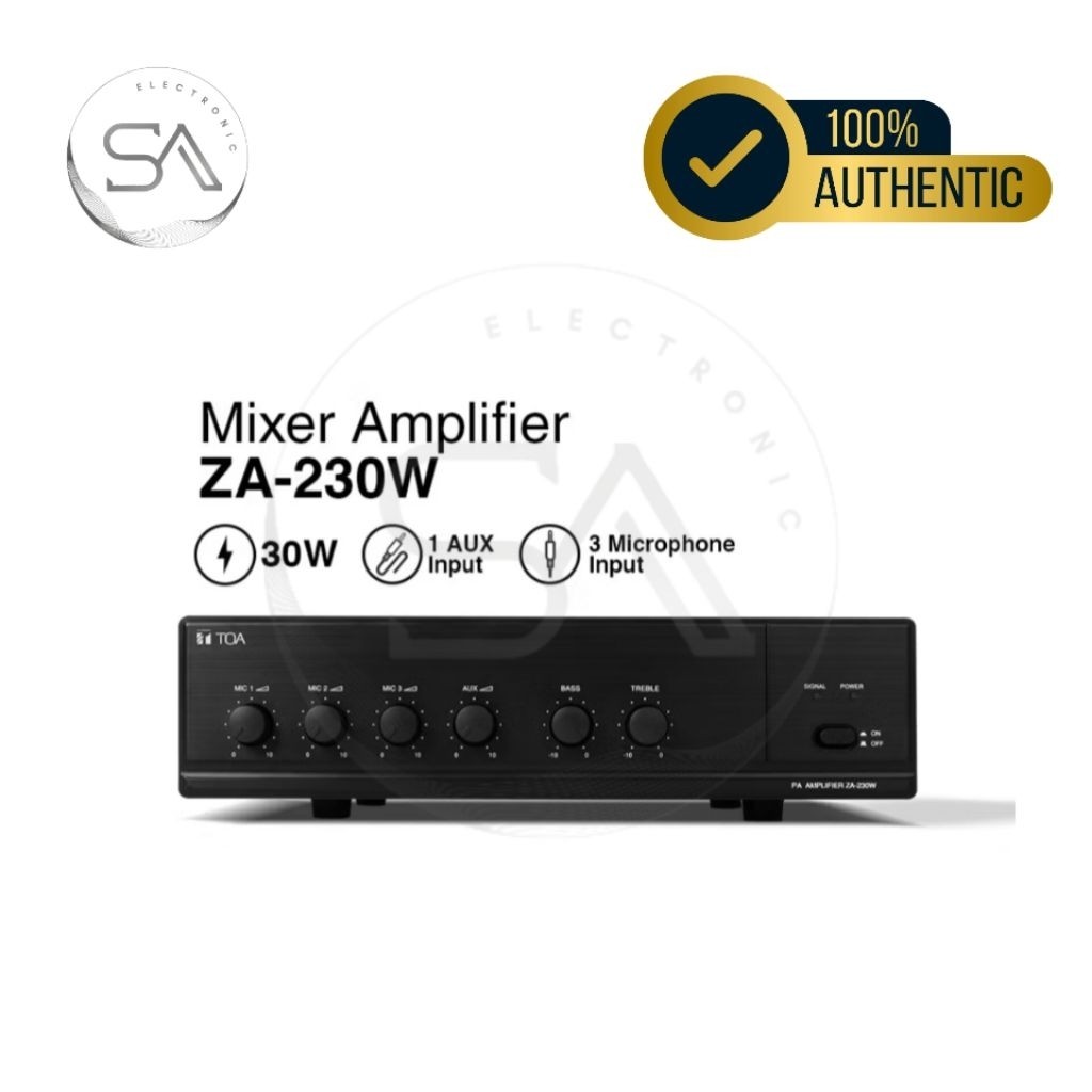 Surya Agung Za 230 w Ampli TOA / Mixer Amplifier TOA / Power Ampli TOA / Masjid sound system