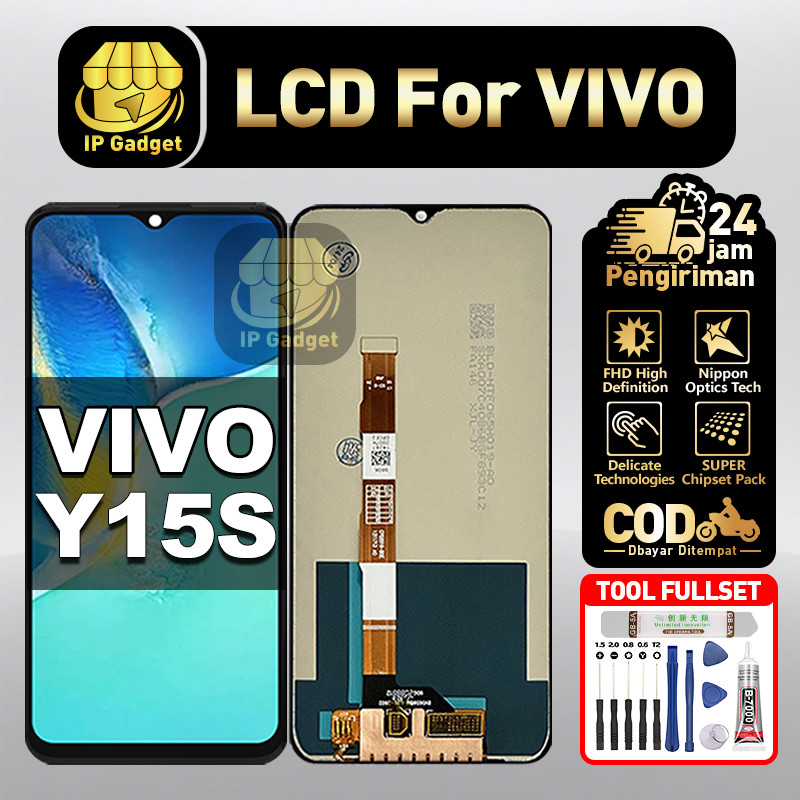 LCD VIVO Y15S Fullset LCD HP Touchscreen Layar Sentuh Touch Screen COD
