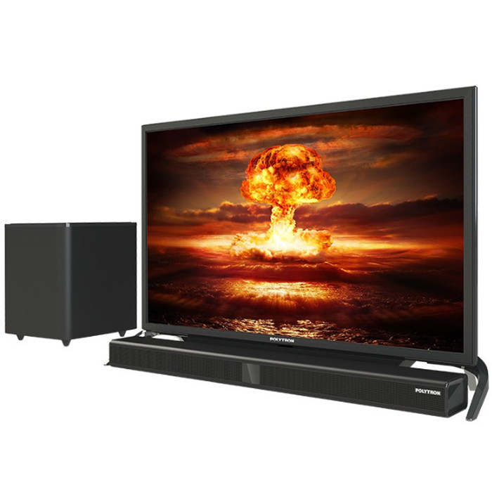 tv led TV LED polytron 32 inch tipe pld 32b1550 soundbar new subwooper (khusus wilayah bandung)