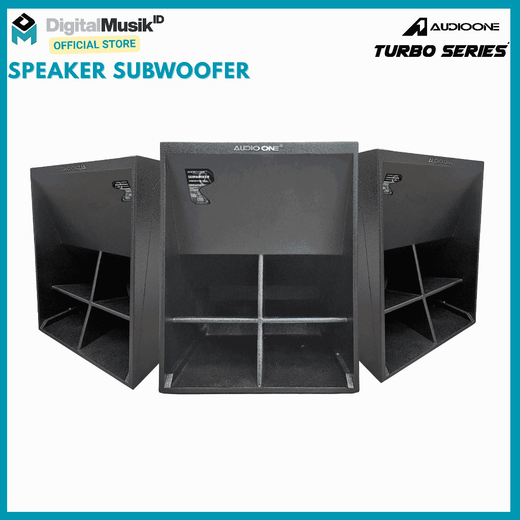 Subwoofer 18 Inch Pasif AUDIO ONE Turbo 118 Speaker Full Bass Sound Sysyem Lapangan Original I DM