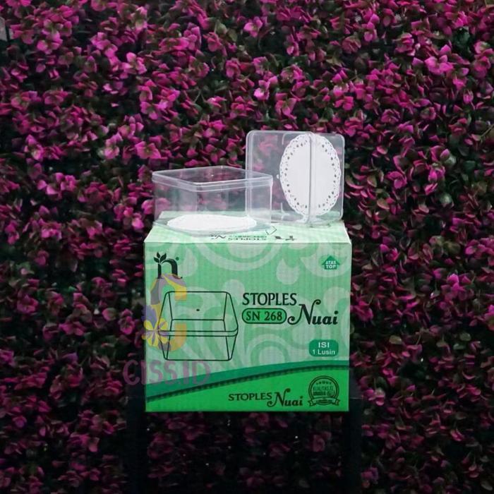 Toples Kotak Dessert Box Hardtop 300gr Simfoni Toples Kue Kering SN 268 250 gram Isi 1 Dus 12 Set Ka