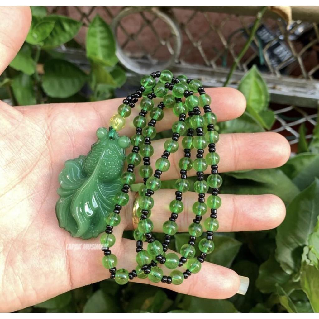 KALUNG KESEHATAN GIOK ASLI / Kalung Giok Asli