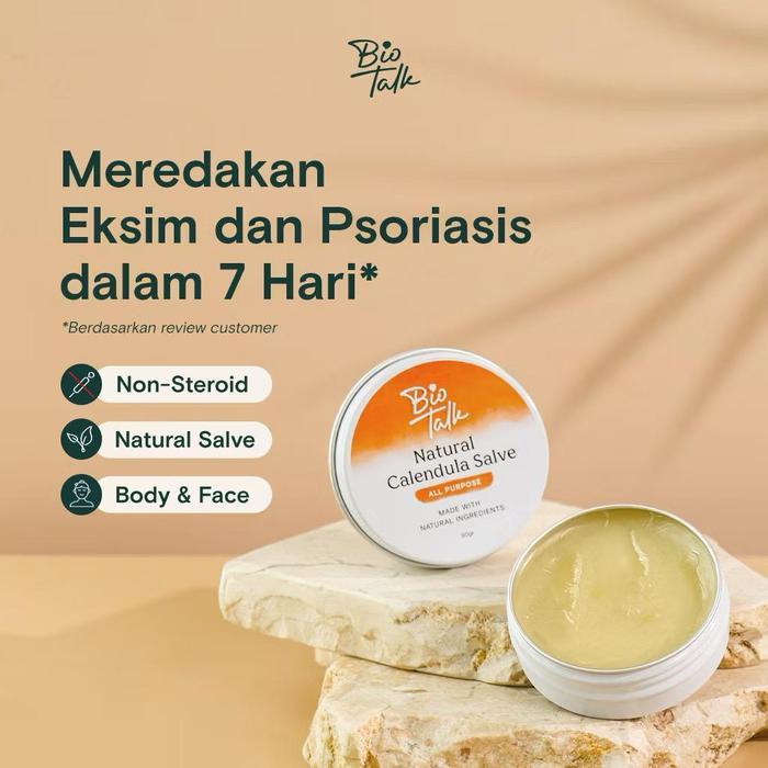 BioTalk BPOM Calendula Healing Salve Eczema and Dry Skin Krim Luka ORI