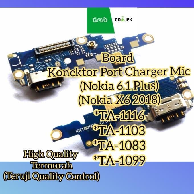 MOBILOFT Konektor Port Charger Mic Nokia 6.1 Plus (Nokia X6 2018) High Quality