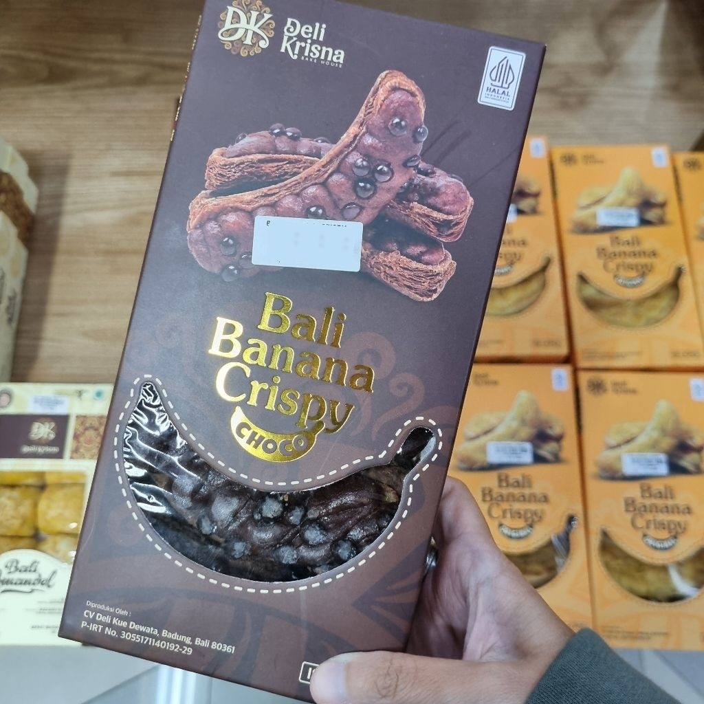 BANANA CRISPY OLEH OLEH KHAS BALI ASLI KRISNA KUE PISANG