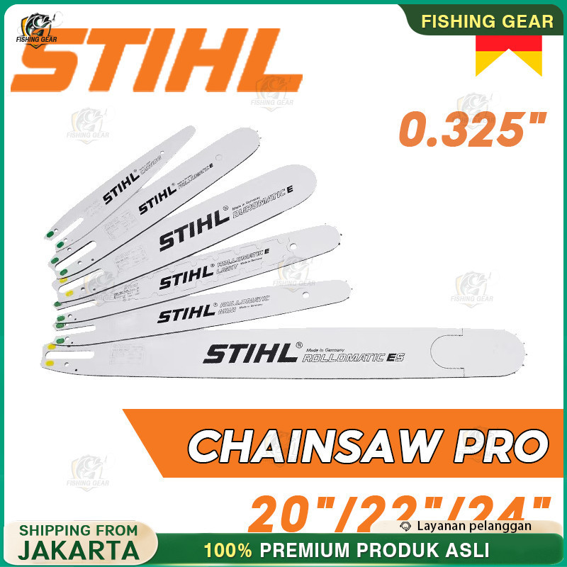 Guide Bar Chainsaw 20/22/24 inch Laser Untuk Mesin Gergaji Kayu