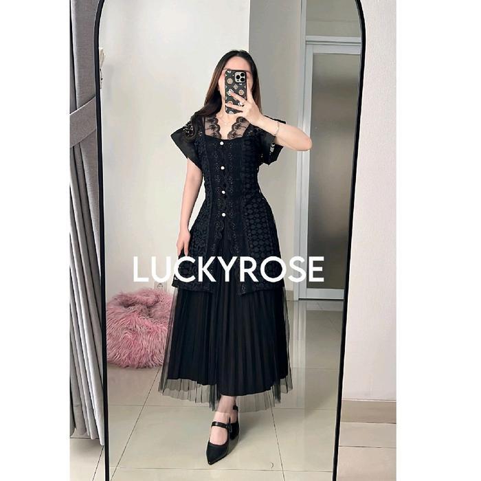 Ozora Outer Brukat Cardan Brokat Lengan Pendek atasan outher brukat Outer Brokat Kondangan Lebaran O