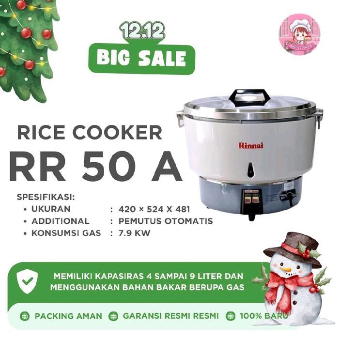 Rinnai Gas Cooker 10 Liter RR-50A PENANAK NASI GAS