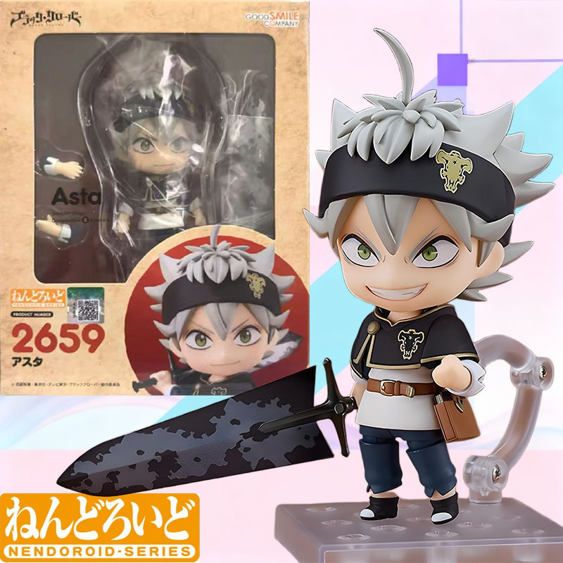 Low price In Stock GSC Original Nendoroid Black Clover Asta Anime Action Figure Model Toy Gift for K