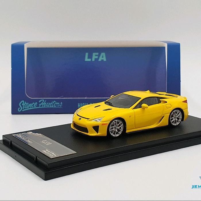STANCE HUNTERS LEXUS LFA YELLOW DIECAST SKALA 64
