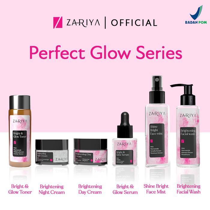 [PAKET] Zariya Perfect Glow Series | Brightening Facial Wash, Bright & Glow Serum, Bright & Glow Ton
