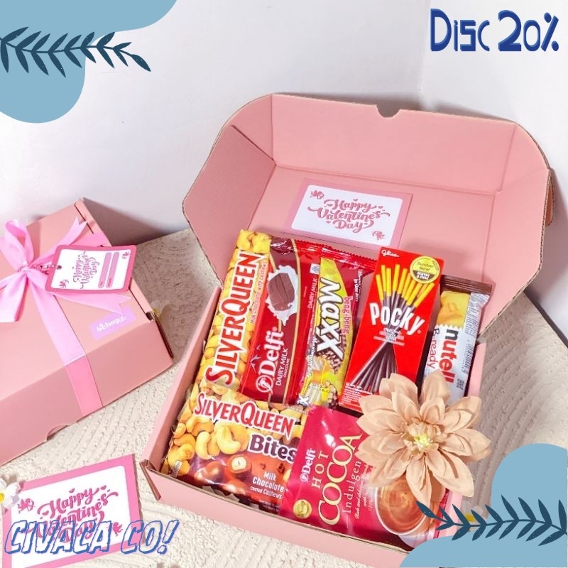 [HAPPINESS] Hampers Valentine / Kado Valentine / Hampers Ultah / Birthday Gift / Valentine Gift / Ka