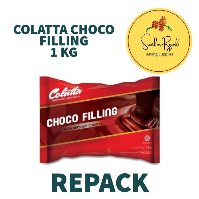 Selai Coklat Colatta / Colatta Choco Filling REPACK 1 KG - PLASTIK