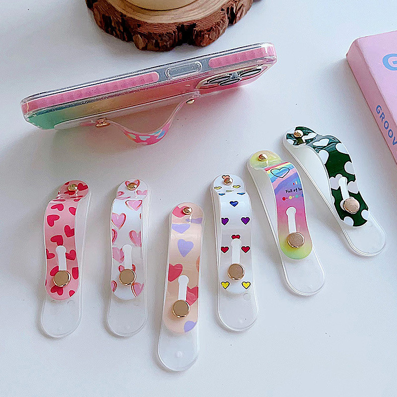 Phone Finger Ring Holder Portable Phone Grip Stand Telescopic Finger Strap Bracket Phone Accessories