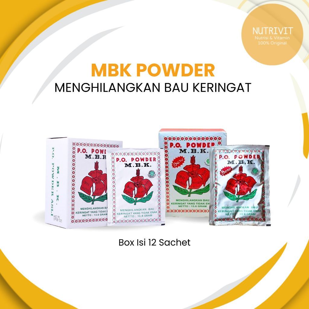 MBK Deodoran PER BOX- Bedak Biang Keringat - Penghilang Bau Badan - Grosir Termurah
