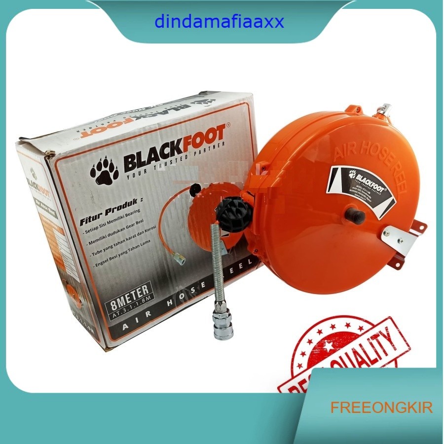 SELANG GANTUNG hose reel Blackfoot selang kompresor 8meter
