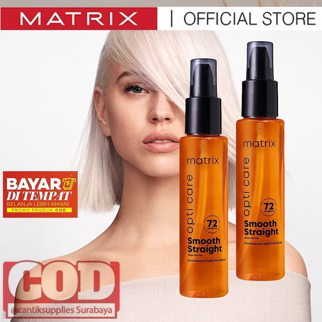 MATRIX OPTICARE SERUM SMOOTH STRAIGHT 100ML/MATRIX OPTICARE Shampo 200 ml/MATRIX OPTICARE Conditione