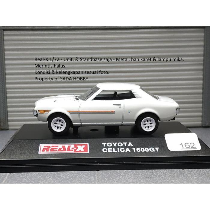 Diecast Real-X 1/72 Toyota Celica 1600GT Putih BEST