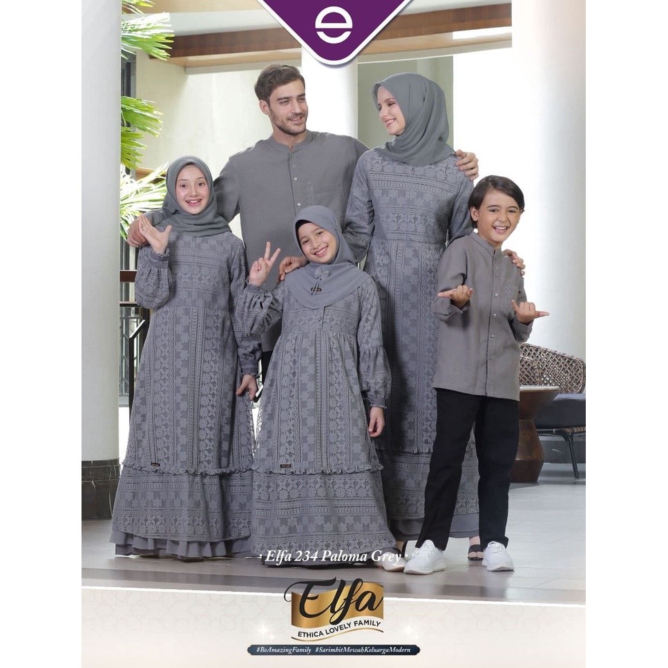 [BISA COD] ELFA 234 PALOMA GREY ETHICA KOKO DEWASA KAHFI 203 PALOMA GREY GAMIS DEWASA KAGUMI 239 PAL