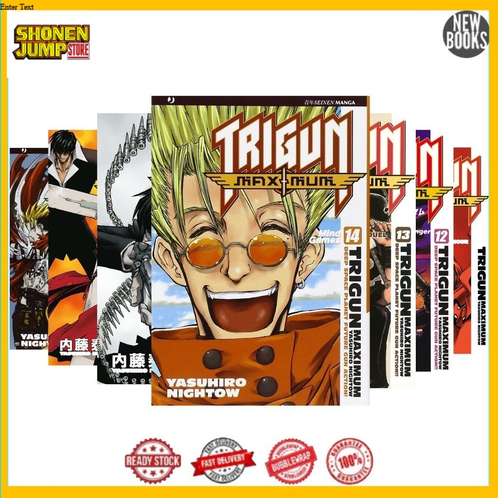 Komik Trigun Maximum (14 book series English)