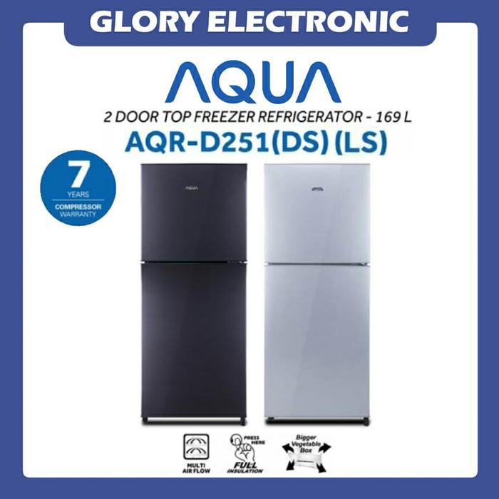 Kulkas Aqua 2 pintu AQR-D251 D 251 DS LS