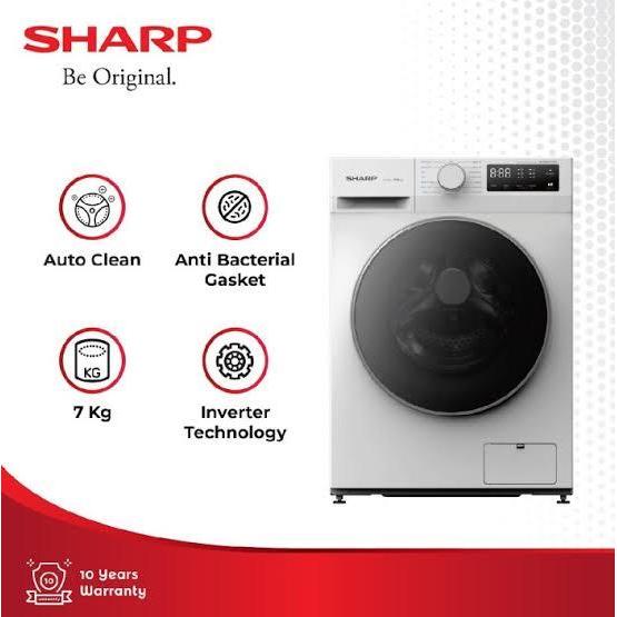 MESIN CUCI SHARP FRONT LOADING - 7-KG