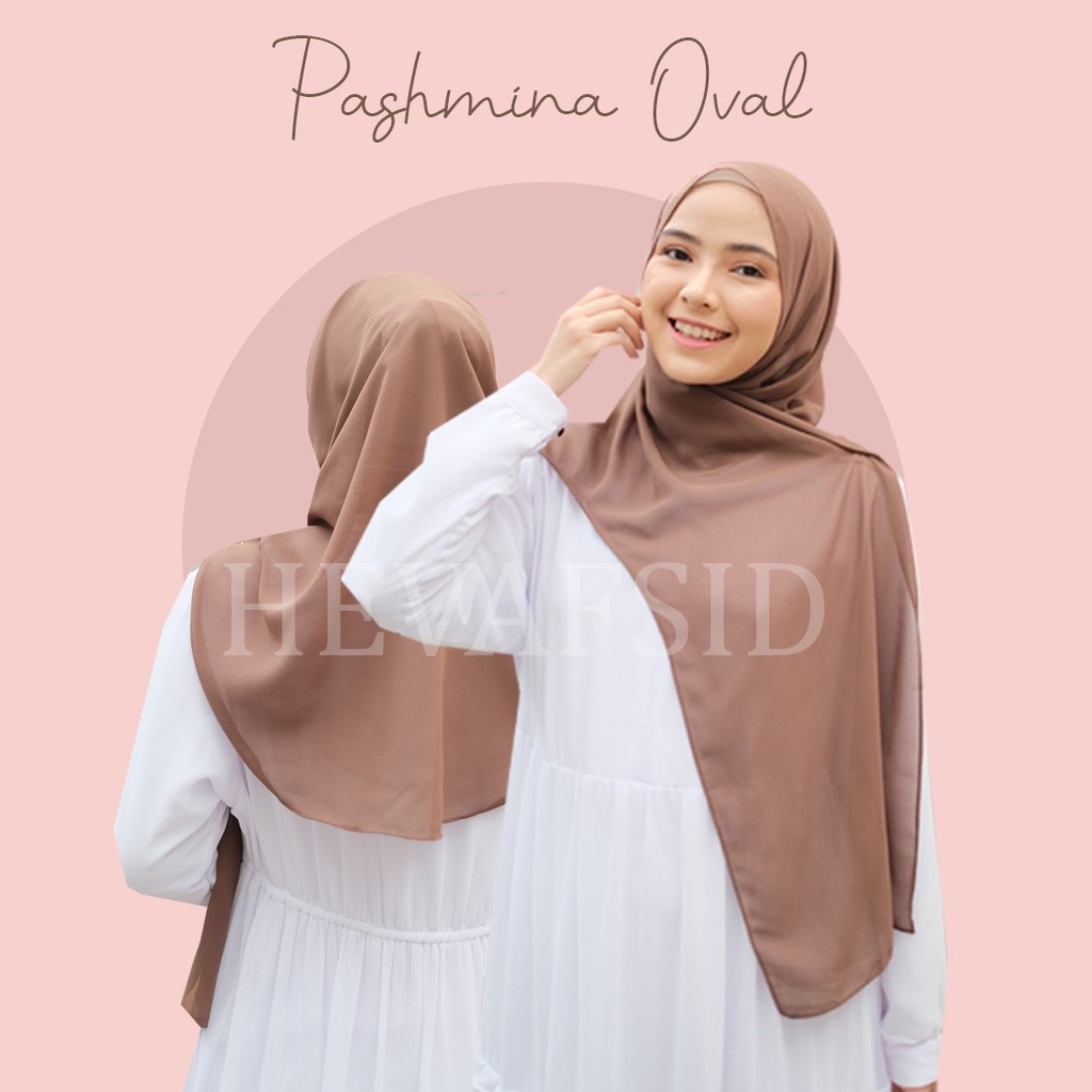 Bisa COD Heva - PASHMINA OVAL MALAYSIA /JILBAB MALAY OVAL/HIJAB PASHMINA CERUTY BABYDOLL Av-20
