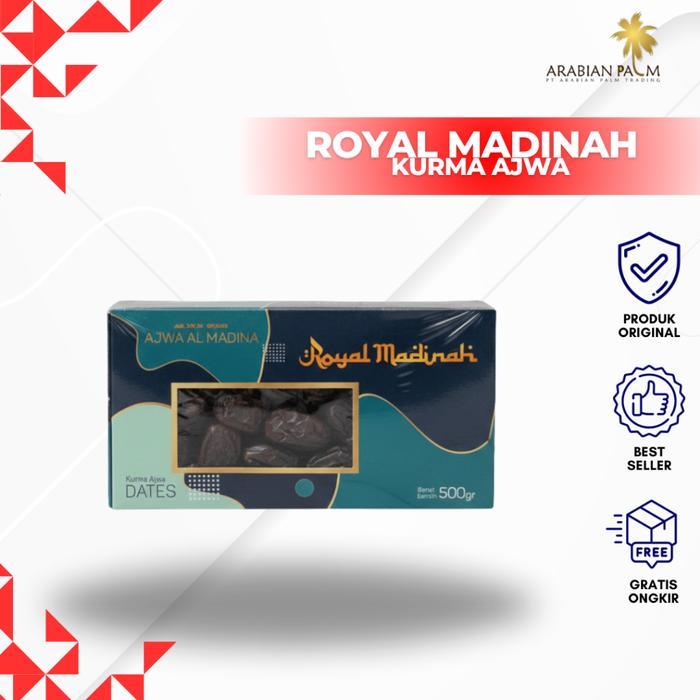 KURMA AJWA ROYAL MADINAH 500GR/ KURMA AJWA / KURMA NABI /KURMA ARAB