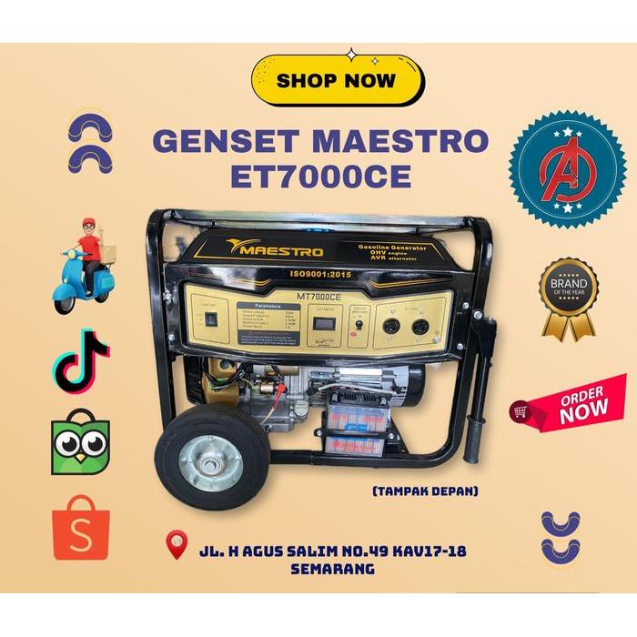 Genset Maestro/ Generator ET 7000 CE (5000 Watt)