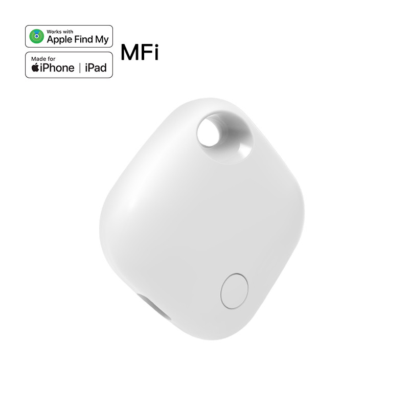 Rearageable GPS Tracker for iPhones Tag Work With Apple Find My Key Finder Pet Locator Luggage Bag B
