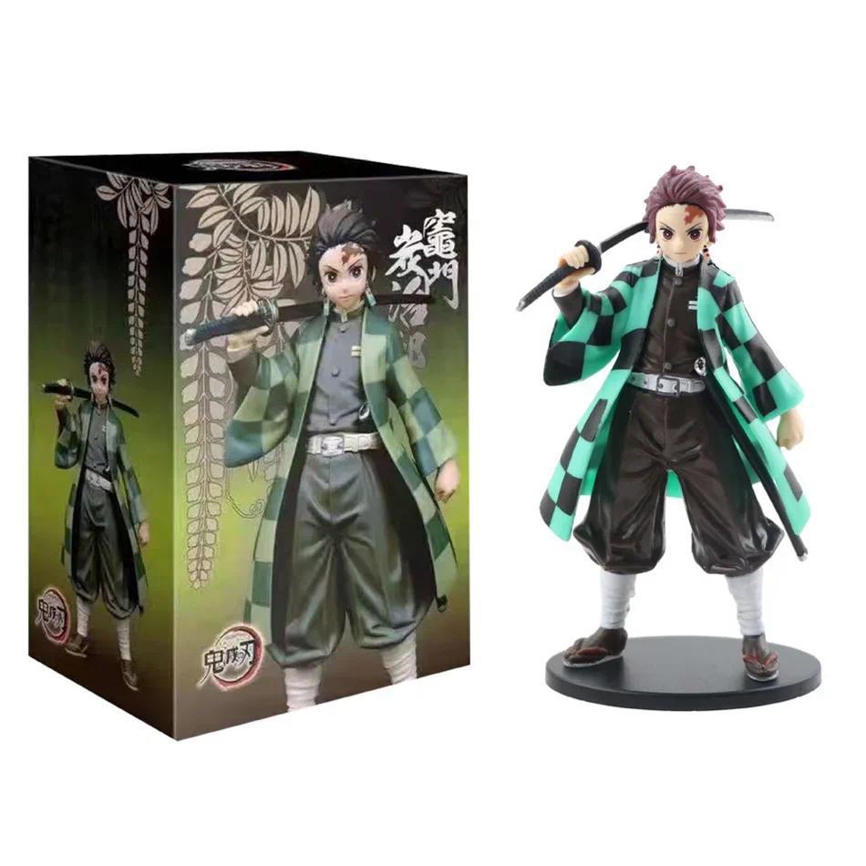 1-6pcs Anime Slayer Action Figures Tanjirou Tomioka GiyuuZenitsu Koou Nezuko Anime Figure Collect Ki