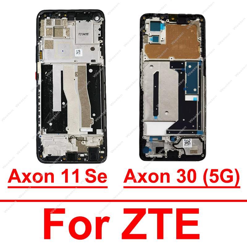Front LCD Frame For ZTE Axon 11SE 9000N Axon 30 5G A2322 Front Housing Cover Middle Frame Case Parts