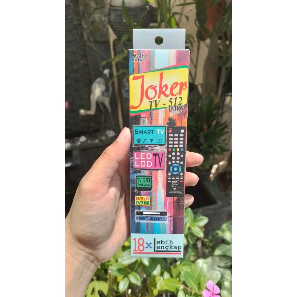 REMOTE TV MULTI UNIVERSAL JOKER 512 TV-512