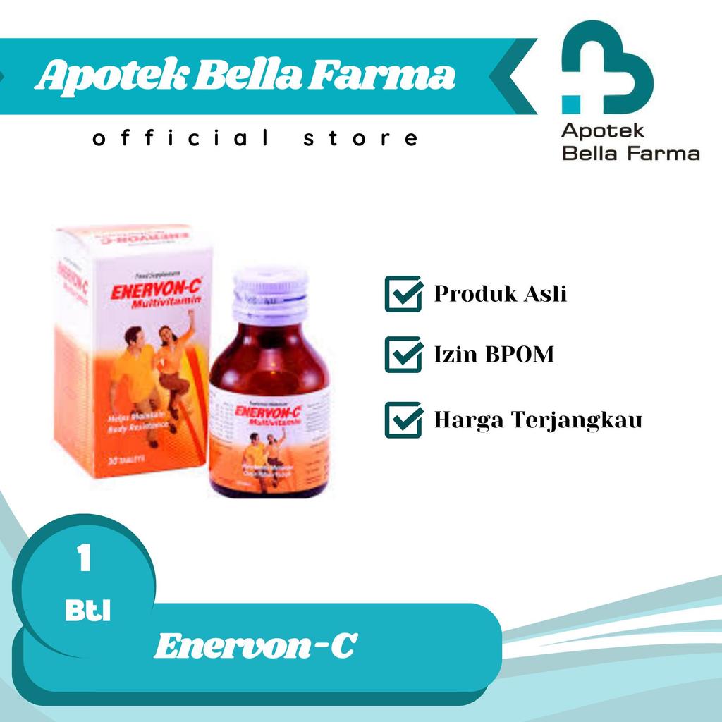 Enervon-C Multivitamin untuk Daya Tahan Tubuh 30 Kapsul Suplemen Vitamin Harian Meningkatkan Sistem 