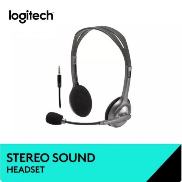 Easykomp Logitech Stereo Headset H111 - H111 koneksi Jack Audio - logitech H111 - H111 Logitech