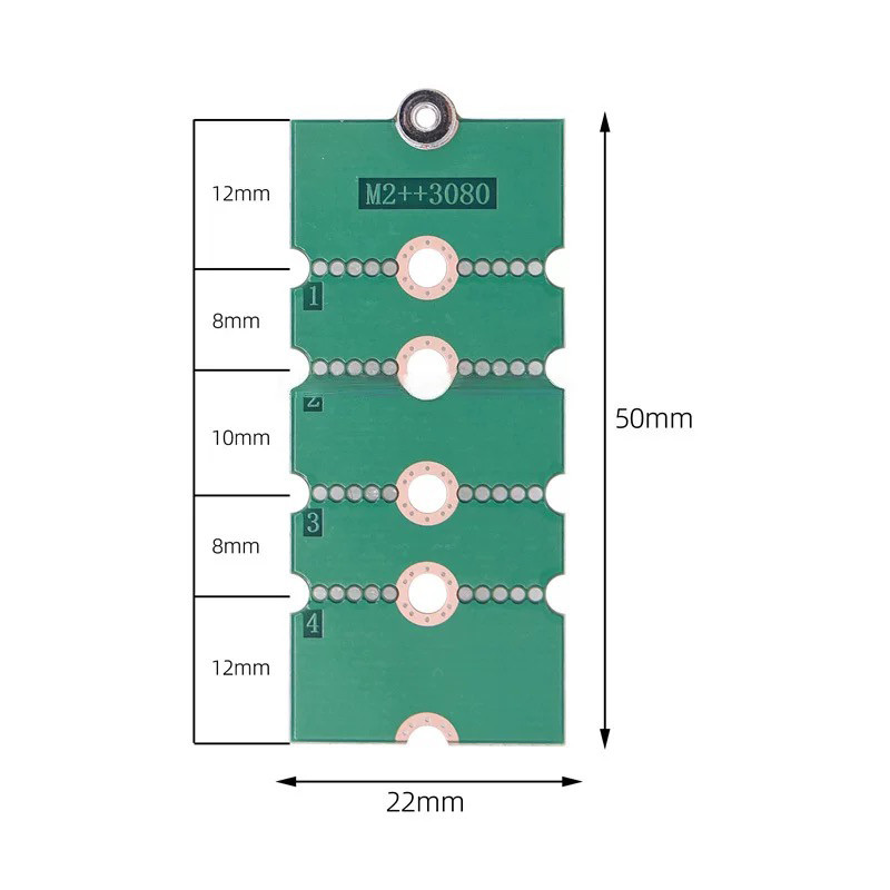 M.2 SSD Extension Adapter M2 Solid-state Drive 2230 2242 2260 to 2280 Extension Bracket Card Riser T