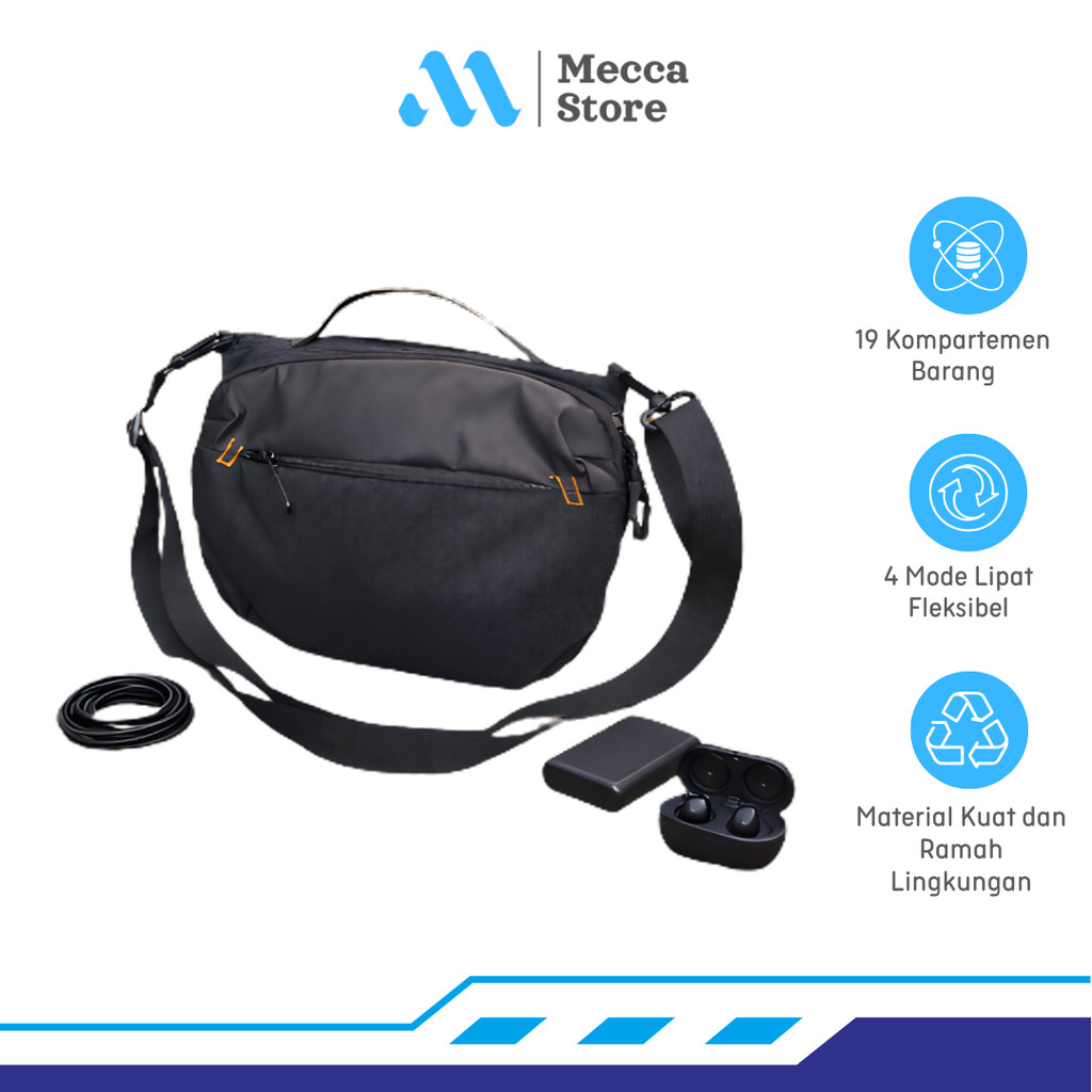 Tas Travel Organizer Gadget 4 Fold Water Repellent Storage Bag