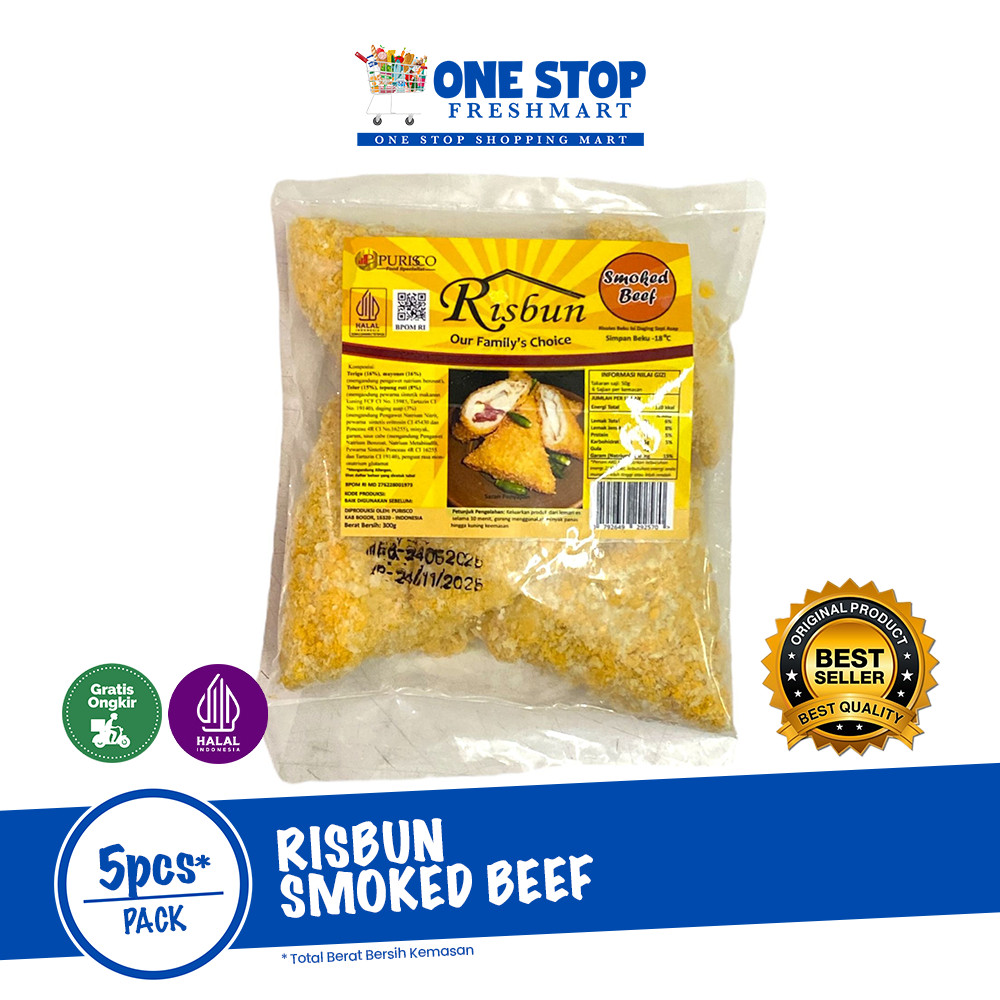 RISBUN RISOLES SMOKED BEEF ISI 5PCS
