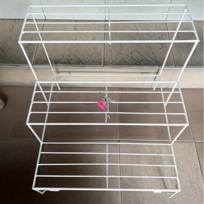 BESI 8MM RAK BUNGA 3 TINGKAT PREMIUM / RAK BUNGA TANGGA BERTINGKAT / RAK BUNGA BESI / STANDING POT -