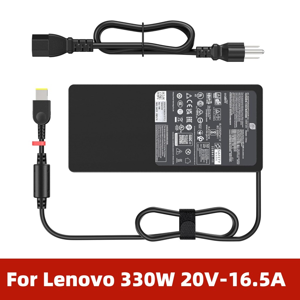330W 20V 16.5A USB arger For Lenovo Legion pro 9 7 7i 5i 5 16IRX9H 16IRX8 RTX 4070 4080 4090 Gaming 